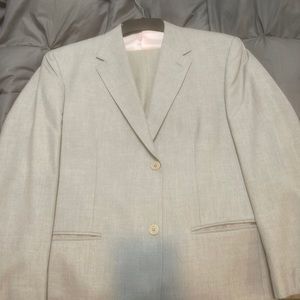 Light gray suit